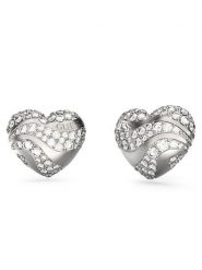 Guess Kolczyki JUBE04 504JW Srebrny. Szare kolczyki Guess, metalowe. Za 169.99 zł.