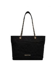 Valentino Torebka Makena VBSA8Y01 Czarny. Czarne shopper bag Valentino, bez wzorów, ze skóry, bez dodatków. Za 749.99 zł.