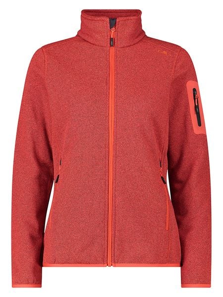 CMP Kurtka polarowa w kolorze czerwonym rozmiar: 42. Czerwone kurtki CMP, s, bez wzorów, z dzianiny, bez kaptura. Za 122.38 zł.