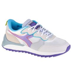 Buty sportowe damskie Diadora Jolly Mesh Wn. Białe buty treningowe Diadora, bez wzorów, z materiału, przed kostkę, bez zapięcia, trekkingowe. Za 159.99 zł.