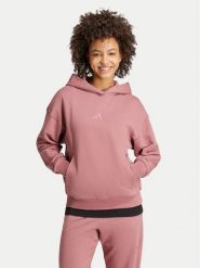Adidas Bluza ALL SZN French Terry IY6808 Różowy Loose Fit. Czerwone bluzy adidas, l, bez wzorów, z bawełny, bez kaptura. Za 299.99 zł.