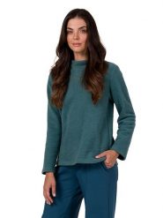 Be Wear Sweter w kolorze turkusowym rozmiar: XL. Niebieskie swetry Be Wear, xl, bez wzorów, bez ramiączek. Za 141.17 zł.