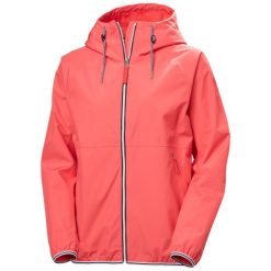Damska kurtka wodoodporna Helly Hansen Koster. Czerwone kurtki Helly Hansen, bez wzorów, eleganckie, bez kaptura. Za 641.50 zł.
