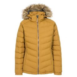 Trespass Nadina - Kurtka damska wyściełana w kolorze złotym brązu. Brązowe kurtki Trespass, bez wzorów, z puchu, bez kaptura. Za 320.99 zł.