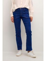 Cream Dżinsy - Flare fit - w kolorze niebieskim rozmiar: W27/L32. Niebieskie jeansy Cream, l, z aplikacjami, z podwyższonym stanem. Za 88.23 zł.