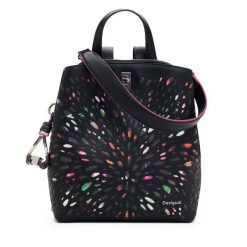 Plecak Desigual. Czarne plecaki Desigual, bez wzorów, bez dodatków. Za 259.99 zł.