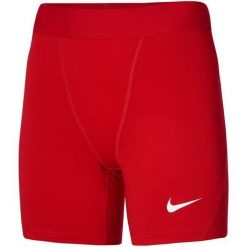 Spodenki Damskie Strike DriFIT. Czerwone szorty Nike, bez wzorów, sportowe. Za 141.99 zł.