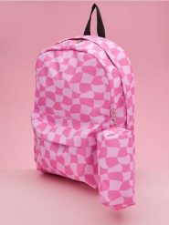 Plecak - różowy. Czerwone plecaki Sinsay, bez wzorów, bez dodatków. Za 29.99 zł.