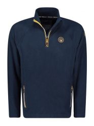 Geographical Norway Bluza polarowa w kolorze granatowym rozmiar: S. Niebieskie bluzy bez kaptura Geographical Norway, s, bez wzorów, z polaru. Za 74.81 zł.