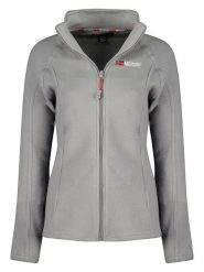 Geographical Norway Kurtka polarowa "Tug" w kolorze jasnoszarym rozmiar: L. Szare kurtki Geographical Norway, l, bez wzorów, z polaru, bez kaptura. Za 74.46 zł.