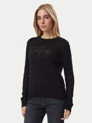 Liu Jo Sport Sweter TF6160 MA22S Czarny Regular Fit. Czarne swetry Liu Jo Sport, m, bez wzorów, sportowe, bez ramiączek. Za 689.99 zł.
