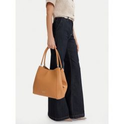 Torebka Nine West. Brązowe torebki klasyczne Nine West, bez wzorów, klasyczne, bez dodatków. Za 199.99 zł.