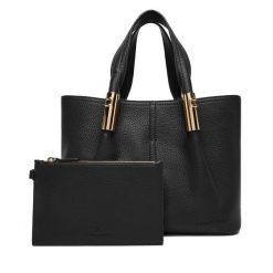 Torebka Elisabetta Franchi. Czarne torebki klasyczne Elisabetta Franchi, bez wzorów, klasyczne, bez dodatków. Za 1,739.00 zł.