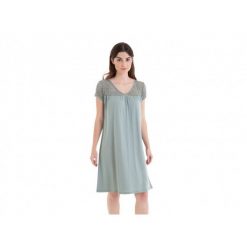 Sukienka plażowa rozm. M Khaki L257440. Brązowe szlafroki damskie Massana Homewear, l, w ażurowe wzory, z bawełny, bez ramiączek. Za 215.00 zł.