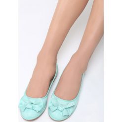 Miętowe Balerinki Subsided. Baleriny marki Born2be. Za 59.99 zł.