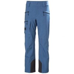 Spodnie narciarskie dla kobiet Helly Hansen Powderqueen. Niebieskie spodnie narciarskie Helly Hansen, bez wzorów, narciarskie. Za 742.65 zł.