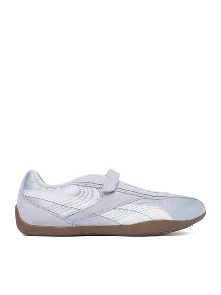 Reebok Baleriny EOSS-ULTRA LO MARY JANE 100271638 Niebieski jasny. Niebieskie baleriny Reebok, bez wzorów, z materiału, bez obcasa, bez zapięcia. Za 254.99 zł.