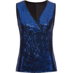 Top z cekinami bonprix niebieski. Topy marki 4f. Za 79.99 zł.