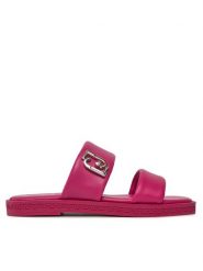 Liu Jo Klapki Iman 01 SA4113 P0062 Różowy. Czerwone klapki Liu Jo, bez wzorów, ze skóry, bez obcasa, bez zapięcia. Za 499.99 zł.