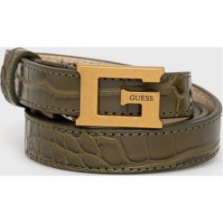 Guess pasek damski kolor zielony. Zielone paski Guess, z aplikacjami. Za 229.99 zł.