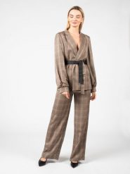 Pinko Marynarka "Giornale" | 101014 9277 | Kobieta | Brązowy. Brązowe marynarki i żakiety Pinko, s, bez wzorów, z tkaniny, eleganckie, bez ramiączek. W wyprzedaży za 499.00 zł.