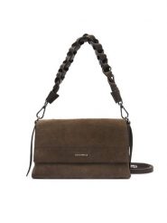 Coccinelle Torebka P6P Boheme Suede Bimaterial E1 P6P 12 01 01 Khaki. Brązowe torebki klasyczne Coccinelle, bez wzorów, ze skóry, bez dodatków. Za 1,699.00 zł.