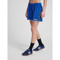 Szorty damskie Hummel hmlautentyczne Poly. Niebieskie szorty Hummel, bez wzorów, sportowe. Za 113.00 zł.