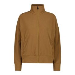 Damski polar CMP. Brązowe bluzy z polaru CMP, na zimę, bez wzorów, z polaru, narciarskie. Za 323.50 zł.