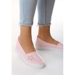 Różowe Tenisówki Personally. Trampki marki Born2be. Za 49.99 zł.
