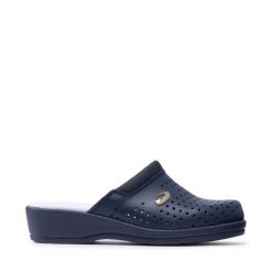 Klapki Scholl. Niebieskie klapki Scholl, bez wzorów, bez obcasa, bez zapięcia. Za 339.99 zł.