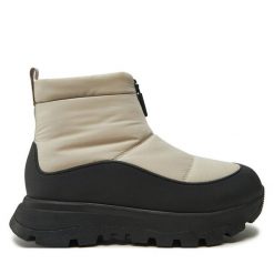 Śniegowce FitFlop. Szare śniegowce FitFlop, bez wzorów, bez zapięcia. Za 749.99 zł.