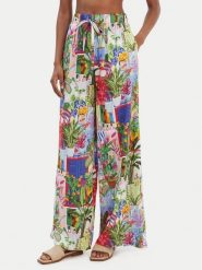 Seafolly Spodnie materiałowe La Boca 55599-PA Kolorowy Wide Leg. Spodnie materiałowe Seafolly, bez wzorów, z materiału. Za 619.99 zł.