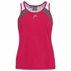 Koszulka bez rękawów damska CLUB 22 Tank Top. Czerwone topy sportowe Head, xs, bez wzorów, z poliesteru, tenisowe. Za 184.00 zł.