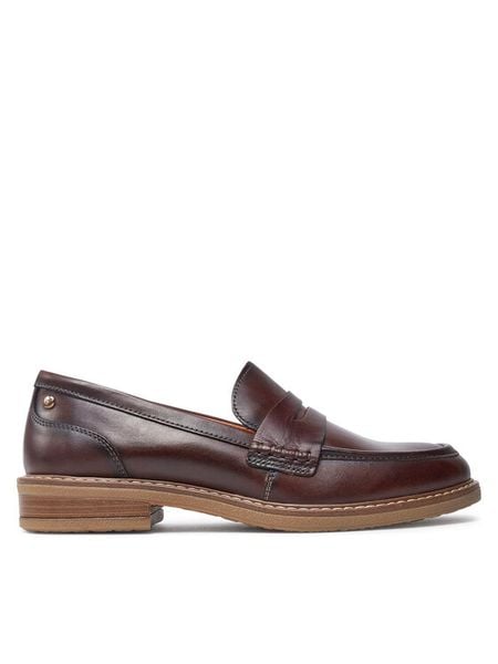 Pikolinos Mokasyny W8J-3541ST Brązowy. Brązowe mokasyny Pikolinos, bez wzorów, ze skóry. Za 409.99 zł.