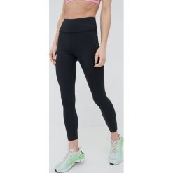 Tommy Hilfiger legginsy damskie kolor czarny gładkie. Czarne legginsy Tommy Hilfiger, bez wzorów, z dzianiny. Za 229.99 zł.