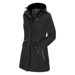 Kurtka grzewcza damska ELT Comfort Heat. Czarne kurtki ELT, l, bez wzorów, z elastanu, bez kaptura. Za 853.50 zł.