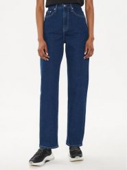 Calvin Klein Jeans Jeansy J20J223659 Granatowy Straight Fit. Niebieskie jeansy Calvin Klein Jeans, bez wzorów, z bawełny. Za 229.99 zł.