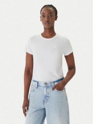 BOSS T-Shirt Eventsa10 50557843 Biały Slim Fit. Białe t-shirty Boss, l, bez wzorów, z bawełny, bez kołnierzyka, bez ramiączek. Za 319.99 zł.