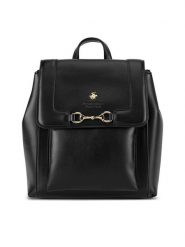 Beverly Hills Polo Club Plecak BHPC-K-043-06 Czarny. Czarne plecaki Beverly Hills Polo Club, bez wzorów, z materiału, bez dodatków. Za 249.99 zł.