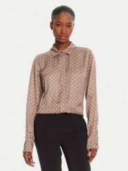 Marciano Guess Koszula 5GGH32 7298A Brązowy Regular Fit. Brązowe koszule Marciano Guess, z aplikacjami, z wiskozy, bez kołnierzyka, bez ramiączek. Za 579.99 zł.