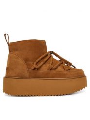 Inuikii Śniegowce Classic Low Platform 1001.006.0012 Brązowy. Brązowe śniegowce Inuikii, bez wzorów, ze skóry, bez zapięcia. Za 1,169.00 zł.