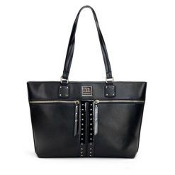Torebka Monnari. Czarne shopper bag Monnari, bez wzorów, bez dodatków. Za 119.99 zł.