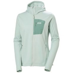 Bluza damska z kapturem Helly Hansen Versalite. Zielone bluzy z kapturem Helly Hansen, bez wzorów, z kapturem. Za 426.50 zł.