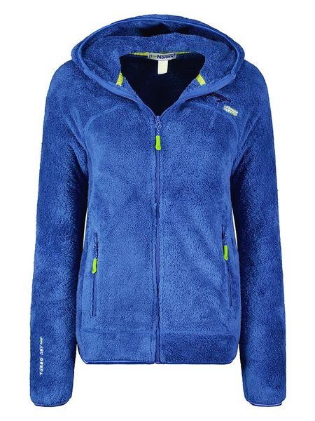 Geographical Norway Kurtka polarowa "Upalood" w kolorze niebieskim rozmiar: M. Niebieskie kurtki Geographical Norway, m, bez wzorów, z polaru, bez kaptura. Za 131.12 zł.