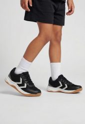 Buty halowe Hummel Multiplay Flex LC 2.0. Szare trekkingi Hummel, bez wzorów, z meshu, bez zapięcia, do piłki ręcznej. Za 252.50 zł.