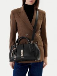 Guess Torebka Brooke HWBG98 97060 Czarny. Czarne torebki klasyczne Guess, z aplikacjami, ze skóry, bez dodatków. Za 639.99 zł.