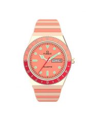 Timex Zegarek Q Timex Malibu TW2V38600 Różowy. Czerwone, cyfrowe zegarki Timex. Za 559.99 zł.