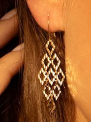 OR ÉCLAT Złote kolczyki "Crazy" rozmiar: onesize. Żółte kolczyki Or Éclat, złote. Za 1,130.99 zł.