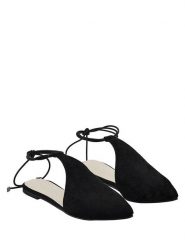 Lizza Shoes Baleriny w kolorze czarrnym rozmiar: 37. Czarne baleriny Lizza Shoes, bez wzorów, z materiału, bez obcasa, bez zapięcia. Za 93.51 zł.