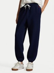 Polo Ralph Lauren Spodnie dresowe 211971700002 Granatowy Tapered Fit. Niebieskie spodnie dresowe Polo Ralph Lauren, bez wzorów, z dresówki. Za 729.99 zł.